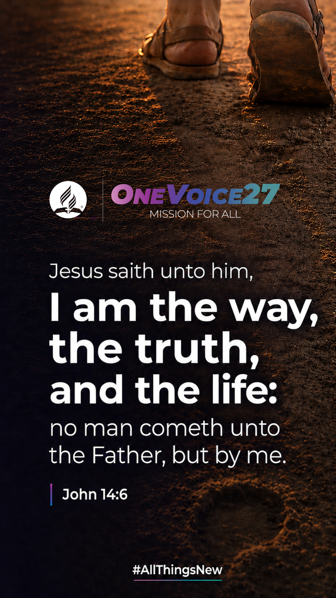I Am the Way — John 14:6 OneVoice27 social graphic